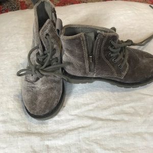 Zara Girls velvet boots
